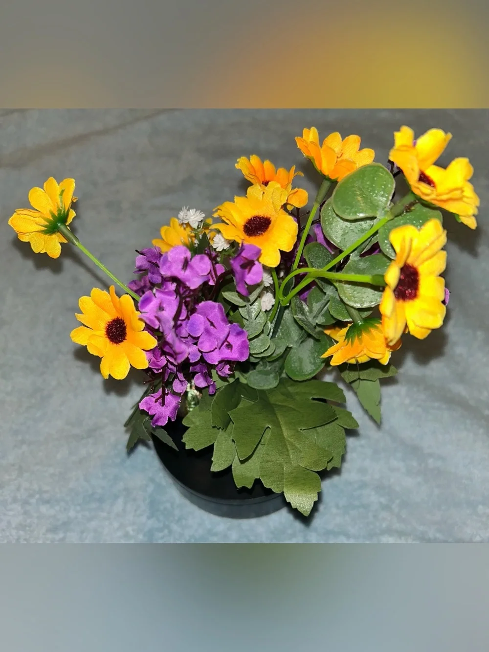 ADULT HUMOR SMALL FAUX FLORAL ARRANGEMENT/HANDCRAFTED